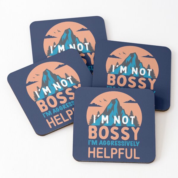 Item preview, I'm Not Bossy I'm Aggressively Helpful Entrepreneurship quote designed and sold by SweetbeStore.