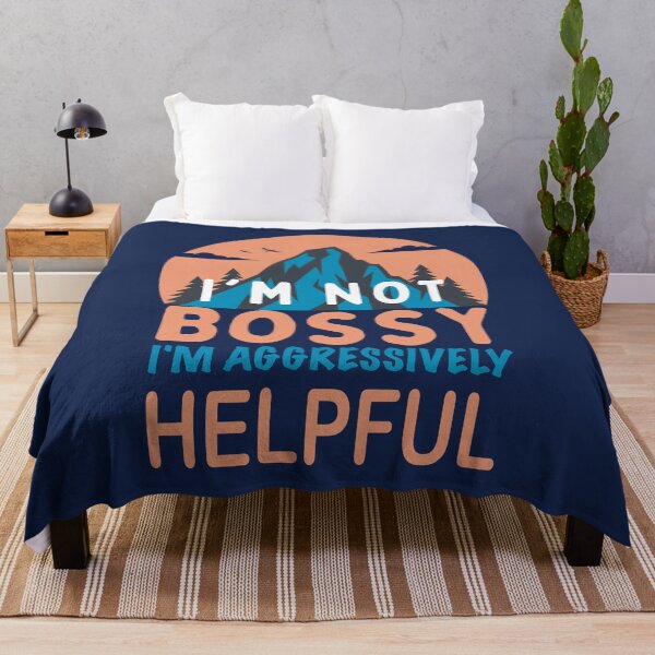 Item preview, I'm Not Bossy I'm Aggressively Helpful Entrepreneurship quote designed and sold by SweetbeStore.