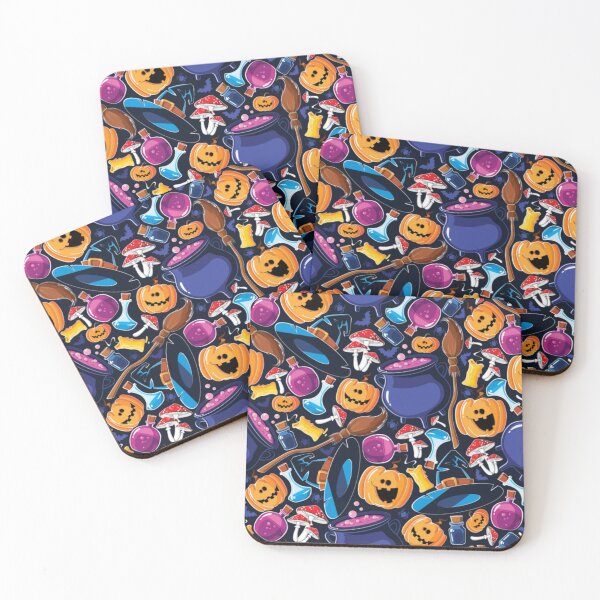 Item preview, Colorful Halloween Pattern  designed and sold by WearWolfDesigns.