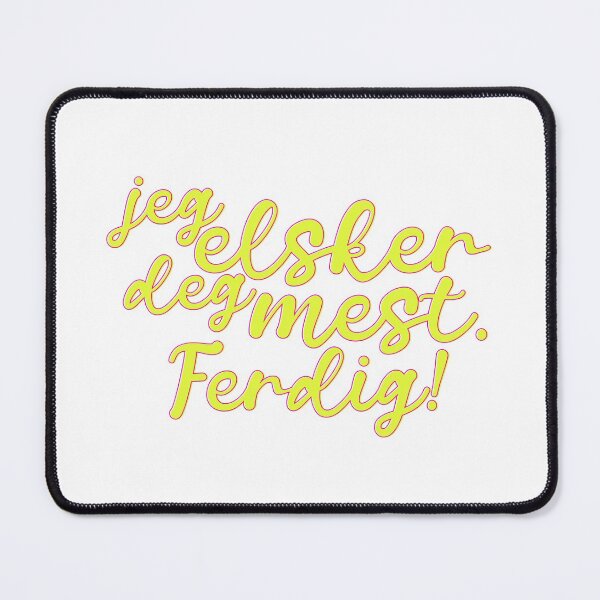 Item preview, Jeg elsker deg mest. Ferdig! | calligraphy v designed and sold by rsty11.