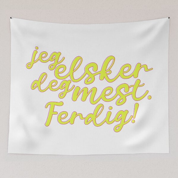 Item preview, Jeg elsker deg mest. Ferdig! | calligraphy v designed and sold by rsty11.