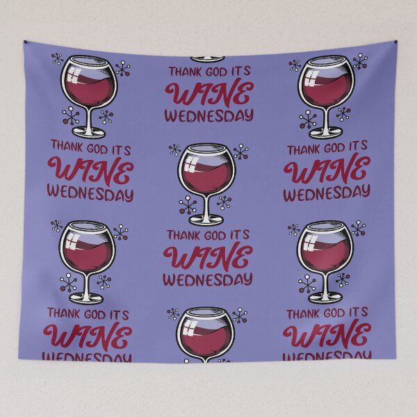 Item preview, Thank God It´s Wine Wednesday. Wine Lovers designed and sold by Rebel-Design.