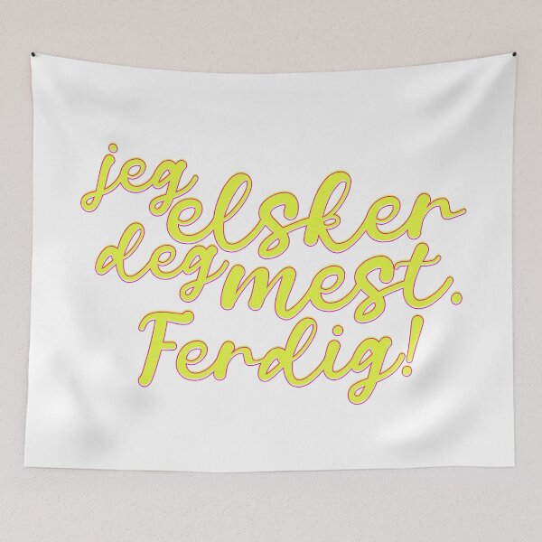 Item preview, Jeg elsker deg mest. Ferdig! | calligraphy vi designed and sold by rsty11.