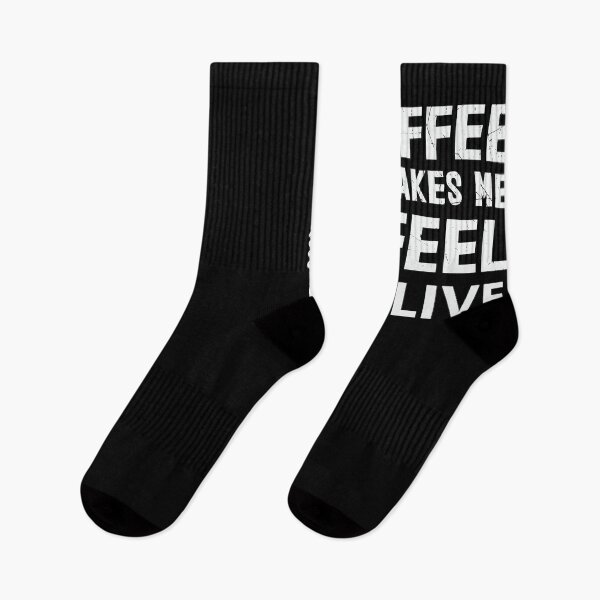 Item preview, Coffee Makes Me Feel Alive - Funny Skeleton & a Cup of Coffee Illustration  designed and sold by Prince - Bestseller ★★★★★.