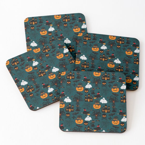 Item preview, Halloween Haunted Pattern designed and sold by WearWolfDesigns.