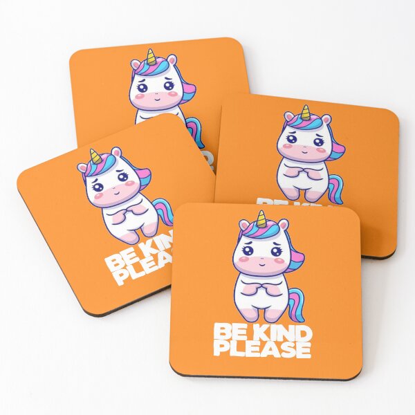Item preview, Be Kind Please Unity Day Cute Unicorn Anti Bullying Orange Cute designed and sold by ghazalish.