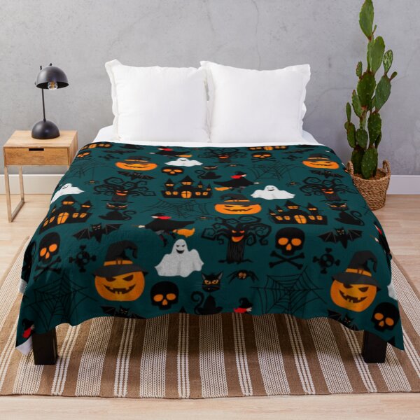 Item preview, Halloween Haunted Pattern designed and sold by WearWolfDesigns.