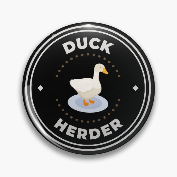 Item preview, Duck herder round logo designed and sold by Morcawork.