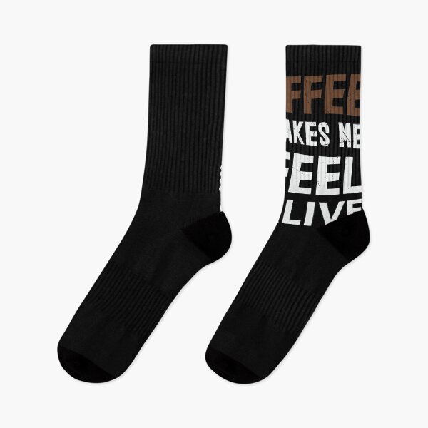Item preview, Funny Skeleton Coffee Makes Me Feel Alive - Trendy Coffee Illustration Gift For Coffee Lovers designed and sold by Prince - Bestseller ★★★★★.