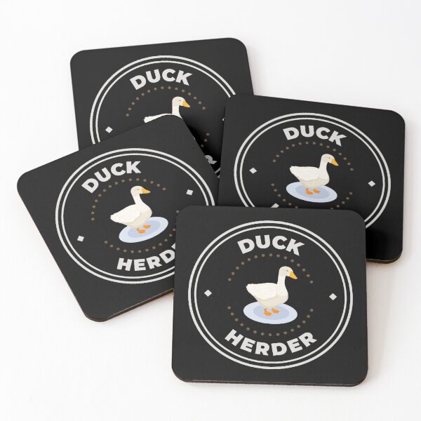 Item preview, Duck herder round logo designed and sold by Morcawork.