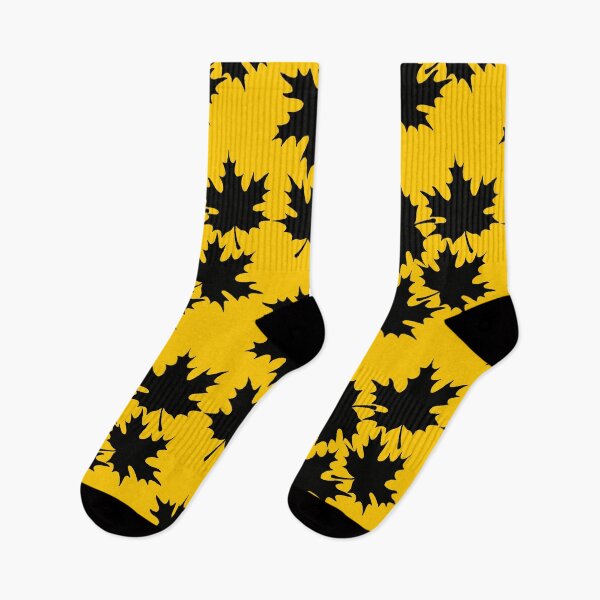 Item preview, Autumn leaves print in Mustard Yellow designed and sold by DemonicGloom.