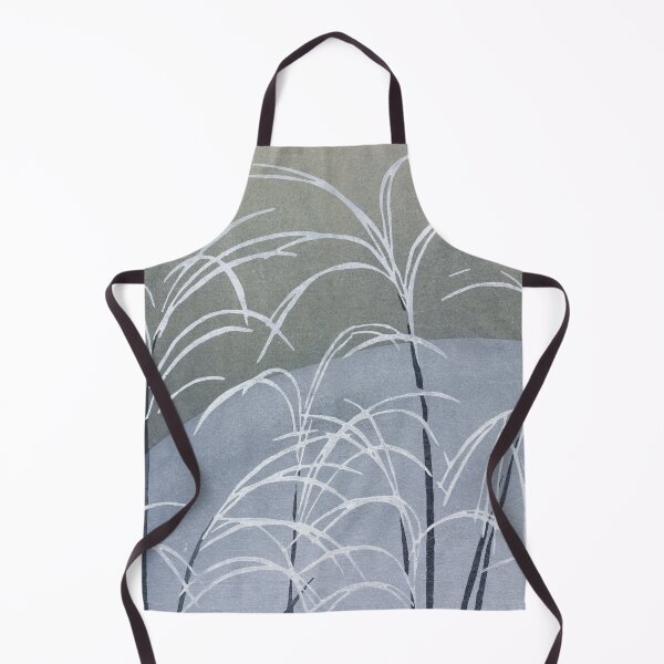Item preview, Wild Grasses Design in White, Grey and Blue designed and sold by Rozlar.