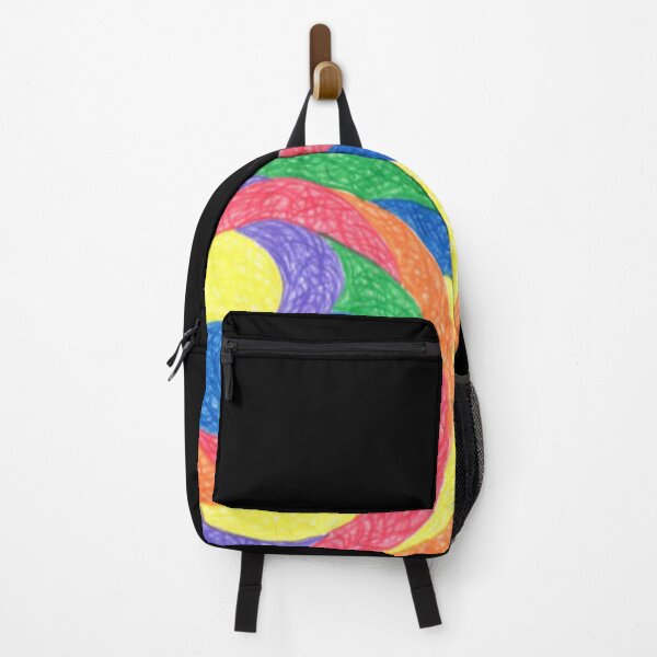 Item preview, bright colors swirl abstract expressionist, doodle designed and sold by DKVanOss.