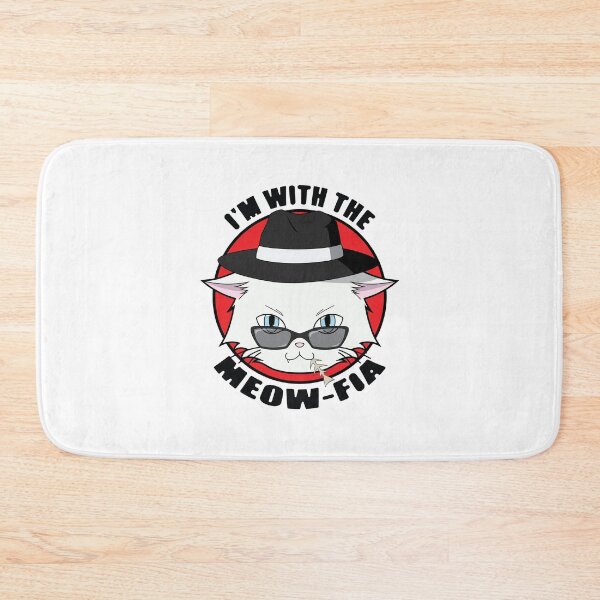 Item preview, The Mafia Cat - I Am With The Meow-fia designed and sold by kittengallery.