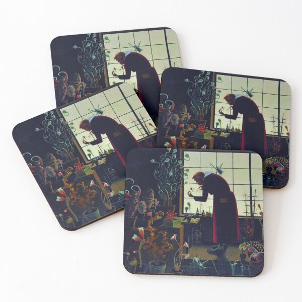 Item preview, The Gardener hothouse greenhouse flowers and botanical plants floral portrait painting by Franz Sedlacek designed and sold by Jéanpaul  Ferro.