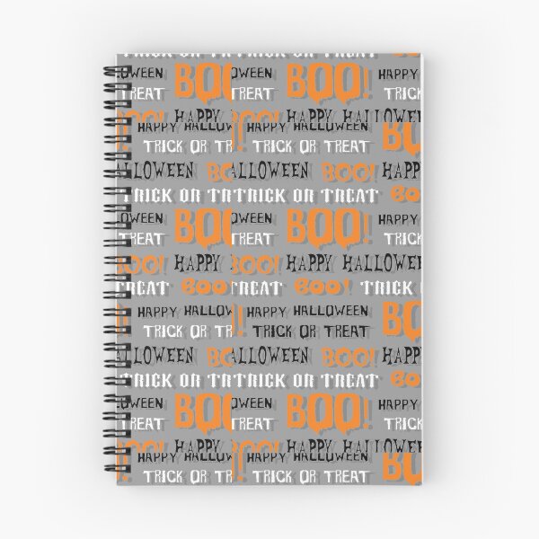 Item preview, Halloween Word Typography Pattern designed and sold by WearWolfDesigns.