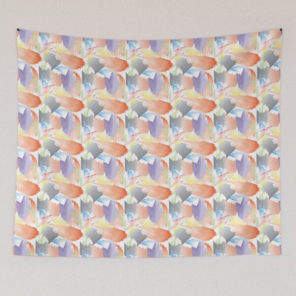 Item preview, Colorful Abstract Pattern Wallpaper Design  designed and sold by AGoldenEmerald.