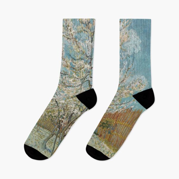 Aperçu de l'œuvre Vincent van Gogh - Le pêcher rose créée et vendue par MotivationStar.