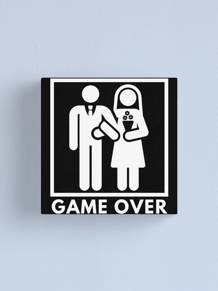 Game Over - Funny Marriage Sticker for Sale by Qkibrat