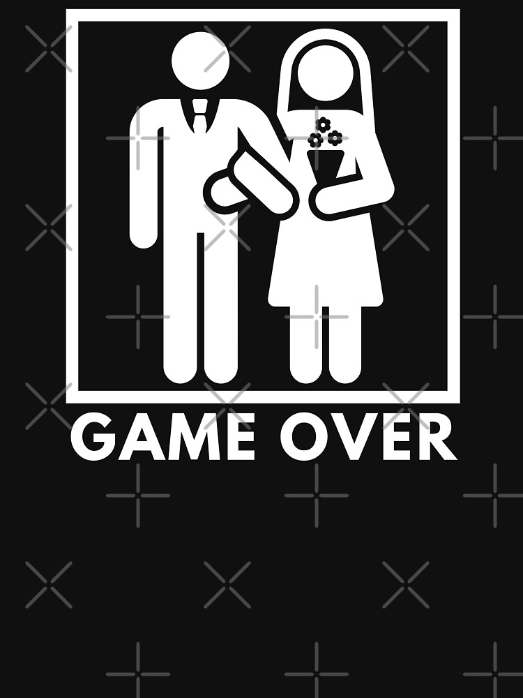 Game Over - Funny Marriage Sticker for Sale by Qkibrat