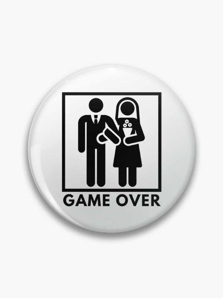 Game Over - Funny Marriage Sticker for Sale by Qkibrat