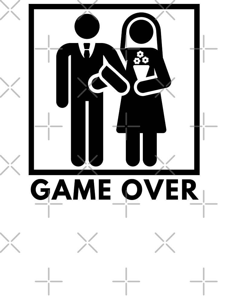 Game Over - Funny Marriage Sticker for Sale by Qkibrat