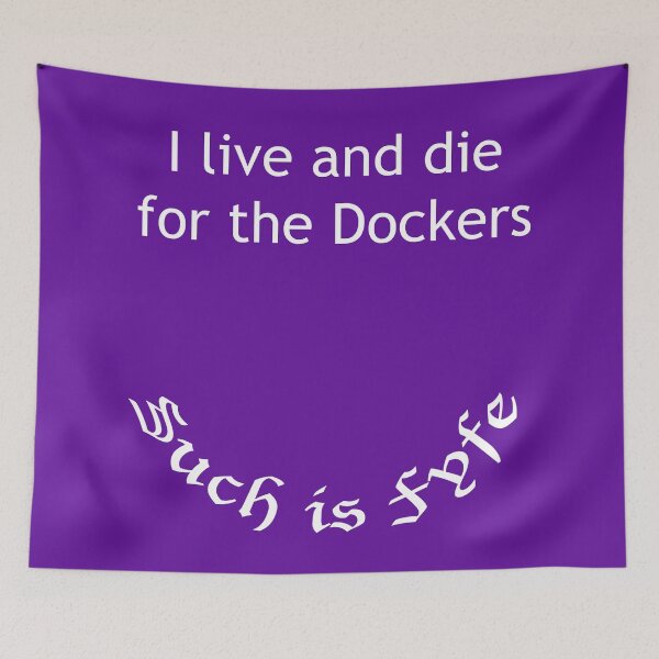 Item preview, I live and die for the Dockers - Such is Fyfe! designed and sold by lyricalshirts.
