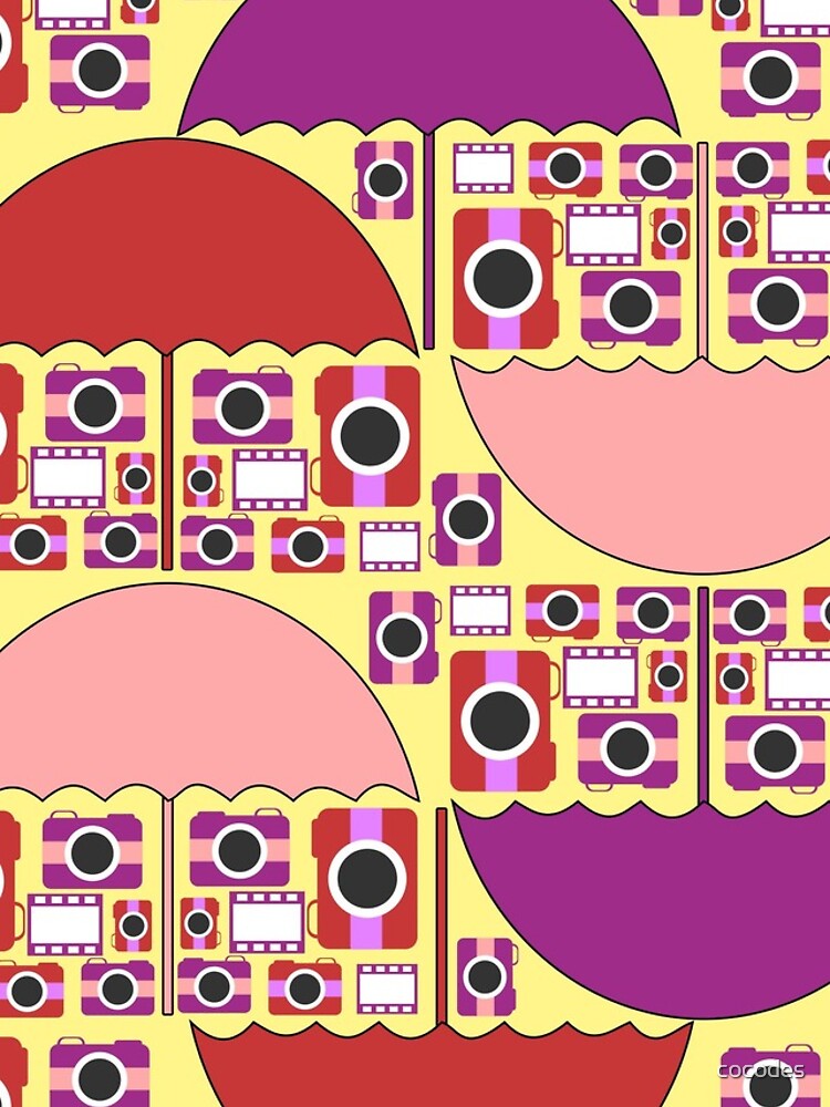 Thumbnail 4 of 4, iPhone Case, Colorful camera pattern designed and sold by cocodes.
