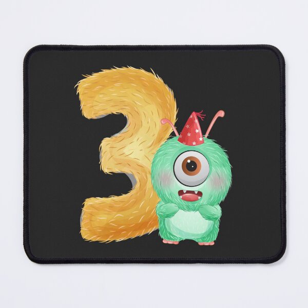 Item preview, Cute Little Monster 3rd Birthday Party designed and sold by Alicia Chee.
