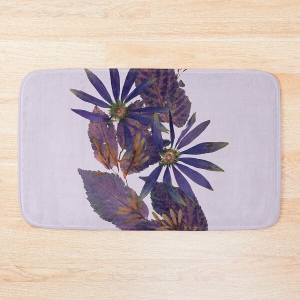 Item preview, Blue purple bouquet of flowers and leaves designed and sold by Pavnud.