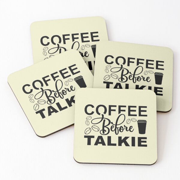 Item preview, Coffee before talkie designed and sold by FASHIONGALLERIA.