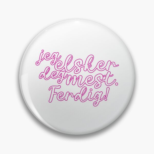 Item preview, Jeg elsker deg mest. Ferdig! | caligrafía vii designed and sold by rsty11.