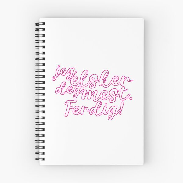 Item preview, Jeg elsker deg mest. Ferdig! | calligraphy vii designed and sold by rsty11.