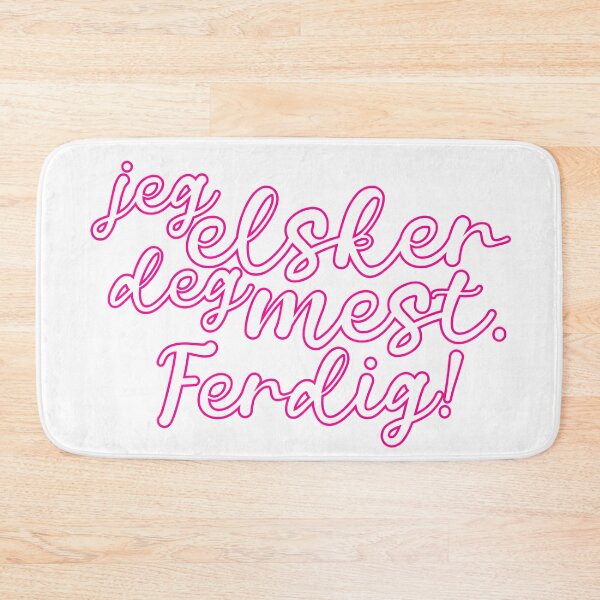 Item preview, Jeg elsker deg mest. Ferdig! | calligraphy vii designed and sold by rsty11.