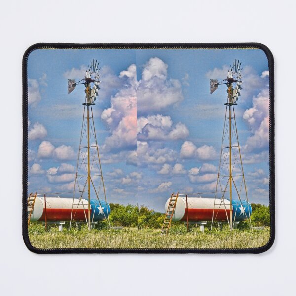 Item preview, Purely Texas - Windmill and Texas Flag designed and sold by Warren Paul Harris.