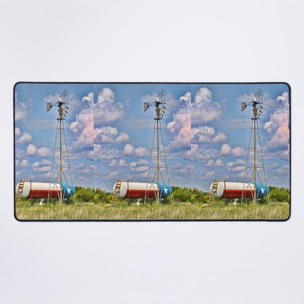 Item preview, Purely Texas - Windmill and Texas Flag designed and sold by Warren Paul Harris.