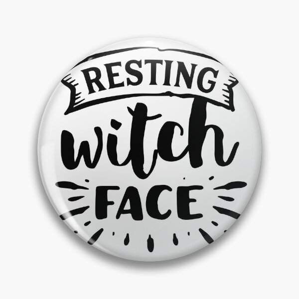 Item preview, Resting Witch Face designed and sold by NessiCreates.