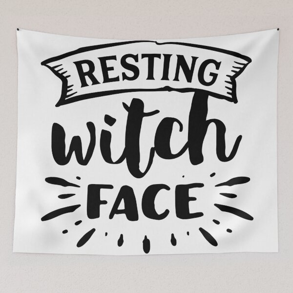 Item preview, Resting Witch Face designed and sold by NessiCreates.