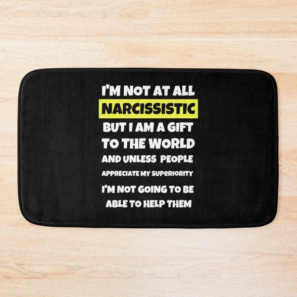 Item preview, I'm Not Narcissistic But - Narcissism designed and sold by Einstein12345.