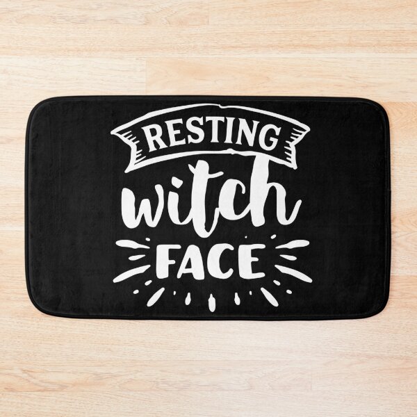 Item preview, Resting Witch Face white designed and sold by NessiCreates.