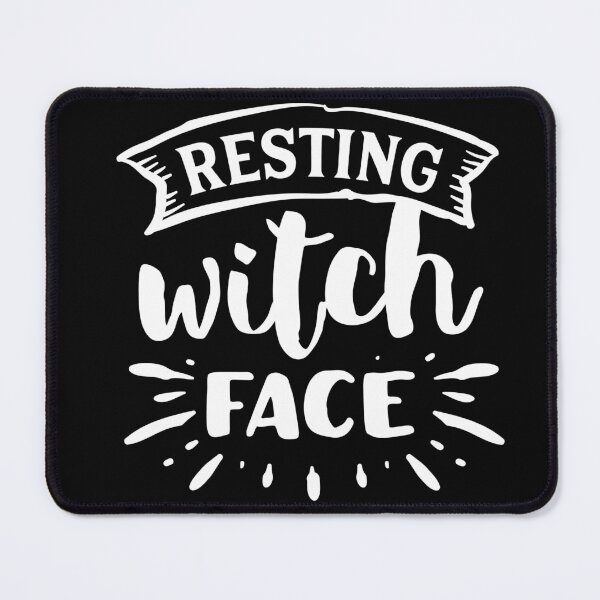 Item preview, Resting Witch Face white designed and sold by NessiCreates.