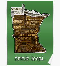 Drink Local (MN) Poster