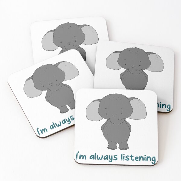 Item preview, i'm always listening designed and sold by Aya Ayman.