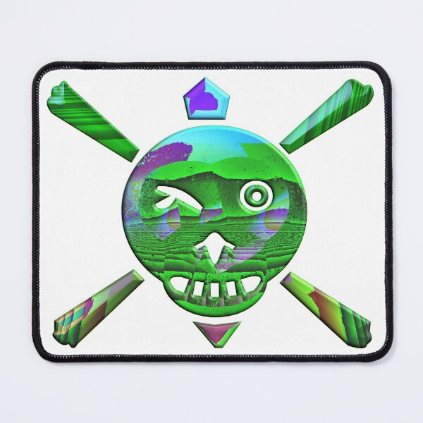 Item preview, INCREDIBLE AND VIBRANT LAUGHING CROSS BONES AND SKULL designed and sold by Ralek.