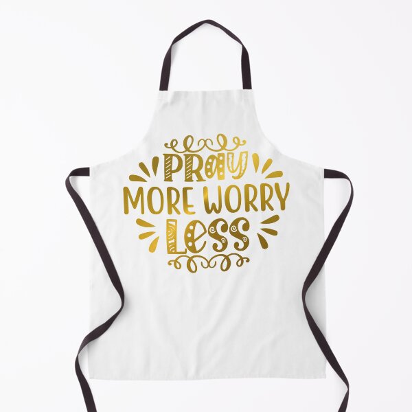Item preview, Pray More Worry Less Motivational Phrases for christians designed and sold by AGoldenEmerald.