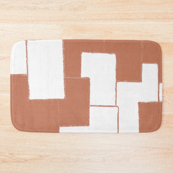Item preview, Orange and White Tiles designed and sold by A.X. Bates.