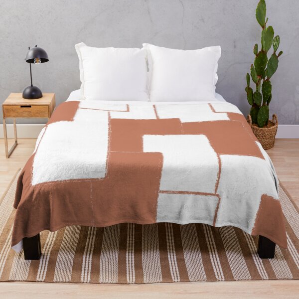 Item preview, Orange and White Tiles designed and sold by A.X. Bates.