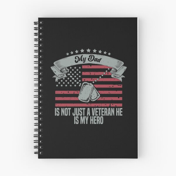 Item preview, my dad is not just a veteran he is my hero,Funny veteran's dad Vintage designed and sold by Hero Prod.