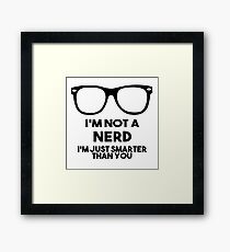 nerd Framed Print