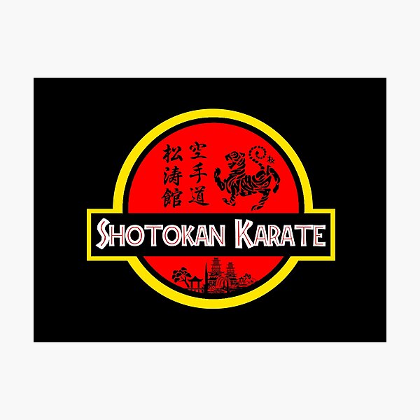 Item preview, Shotokan Karate Historical Artistic Design - Martial Arts Motif designed and sold by Zanshin-Art.